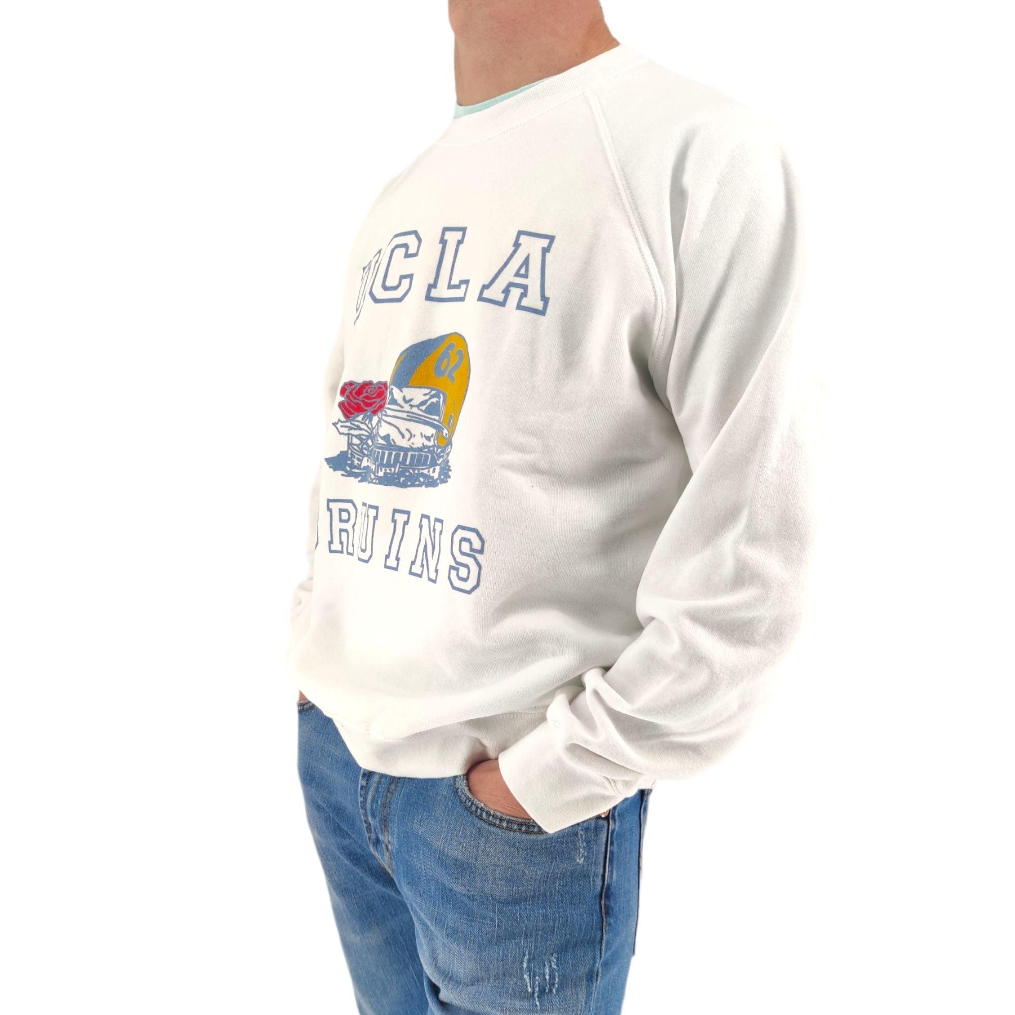 Wild Donkey | Maglia Ucla Uomo White - Fabbrica Ski Sises