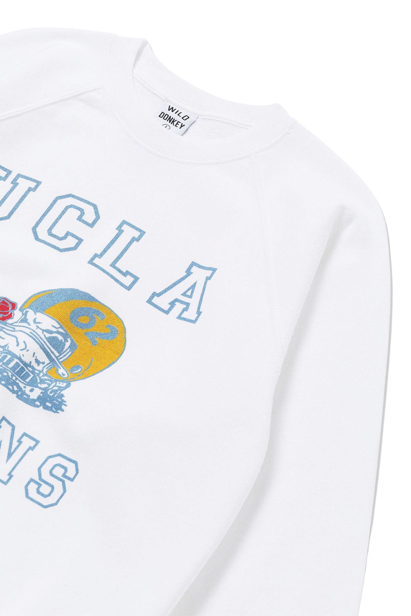 Wild Donkey | Maglia Ucla Uomo White - Fabbrica Ski Sises