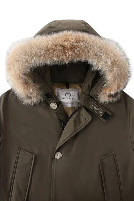 Woolrich | Giacca Arctic Detachable Fur Uomo Dark Green - Fabbrica Ski Sises