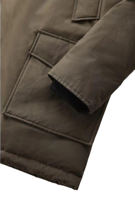 Woolrich | Giacca Arctic Detachable Fur Uomo Dark Green - Fabbrica Ski Sises