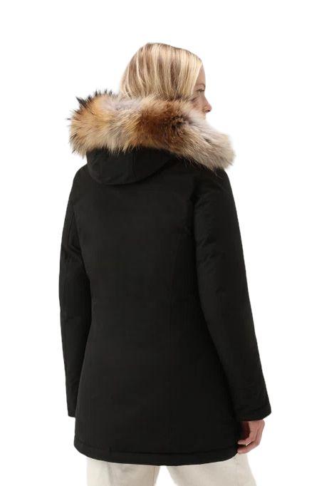 Woolrich | Giacca Luxury Arctic Raccoon Donna Melton blue - Fabbrica Ski Sises
