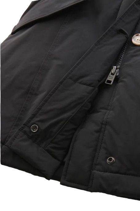Woolrich | Giacca Luxury Arctic Raccoon Donna Melton blue - Fabbrica Ski Sises