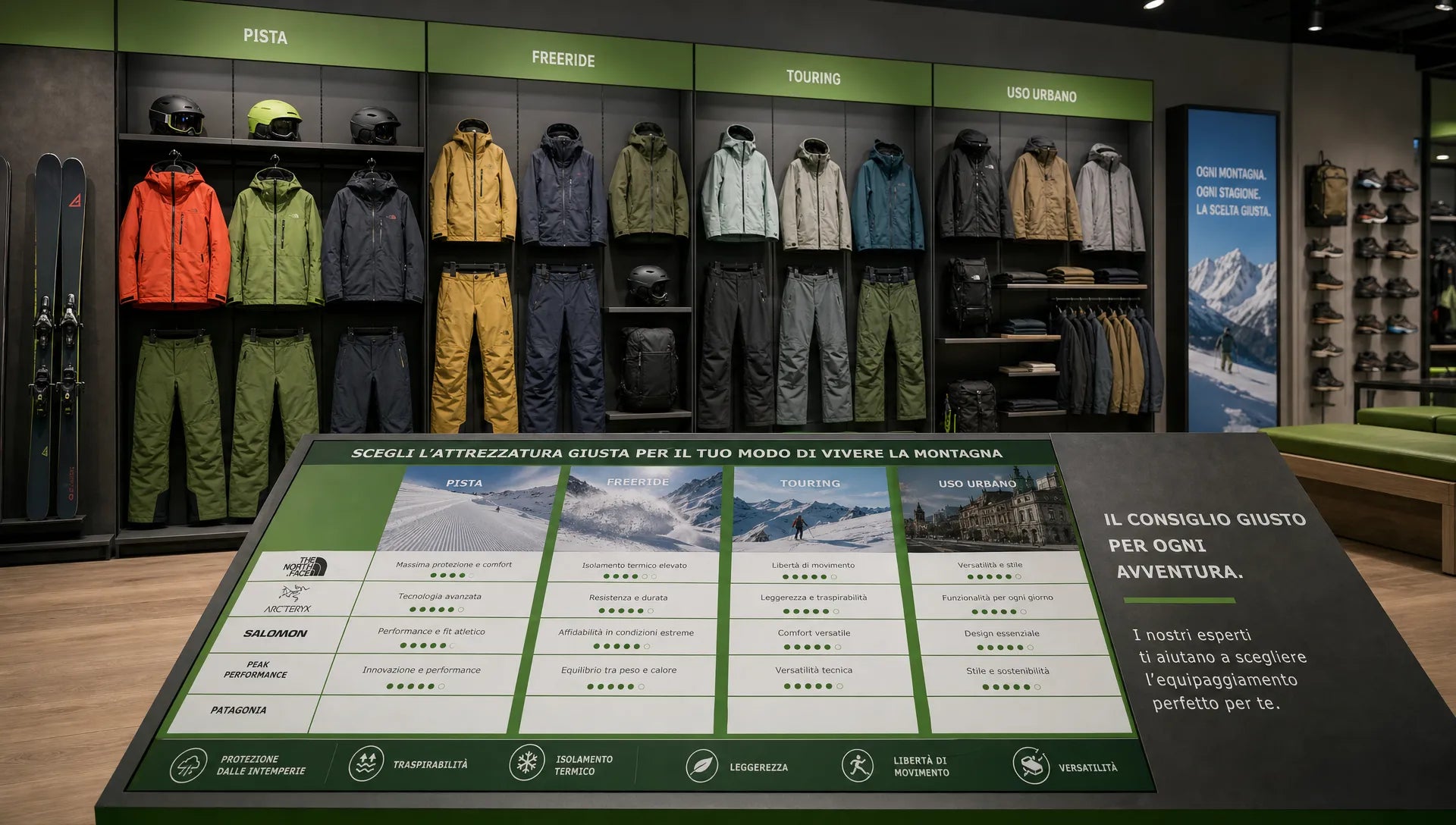 Abbigliamento sci marche: quali scegliere per il tuo uso