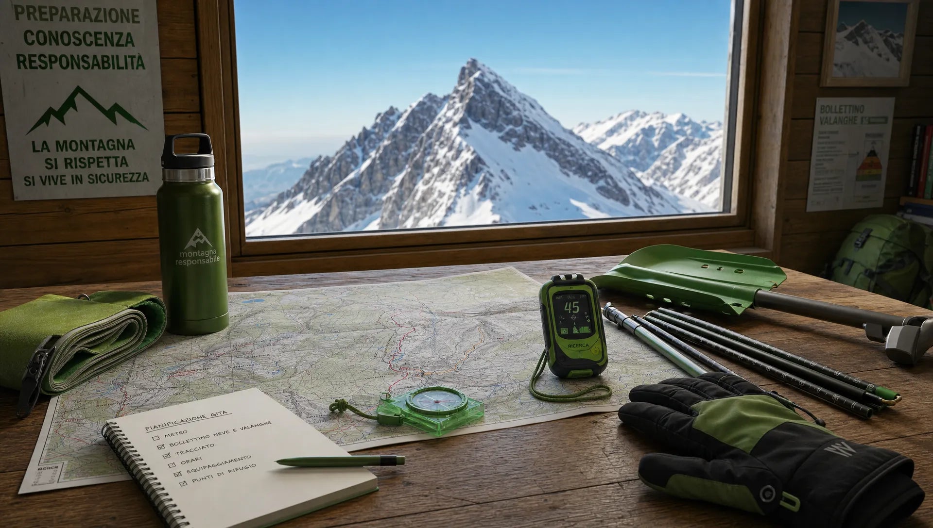 Attrezzatura sci alpinismo: checklist essenziale