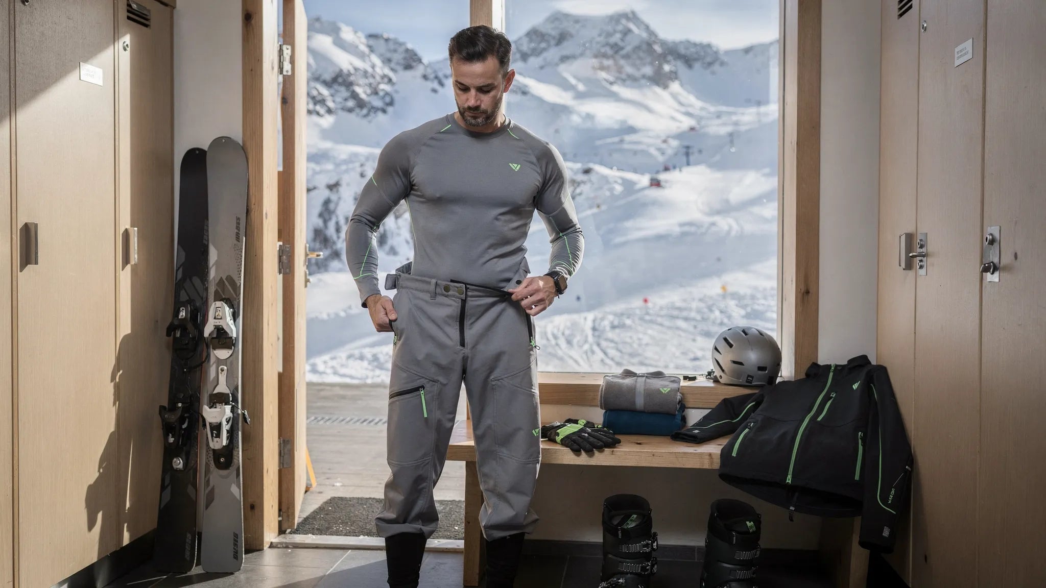 Pantaloni uomo sci: come scegliere con gli strati