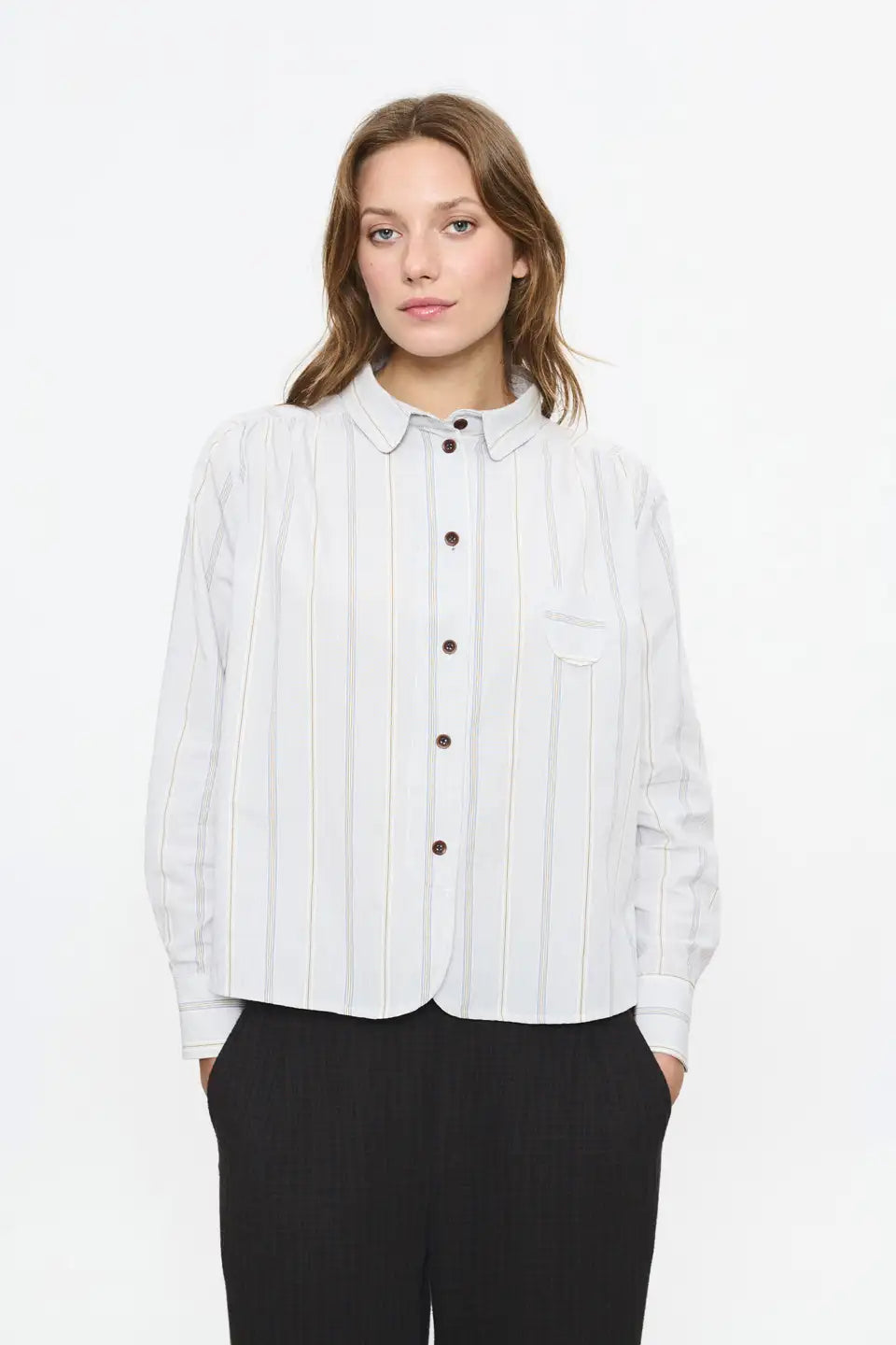 Camicia Tidal Donna Ecru / Grey