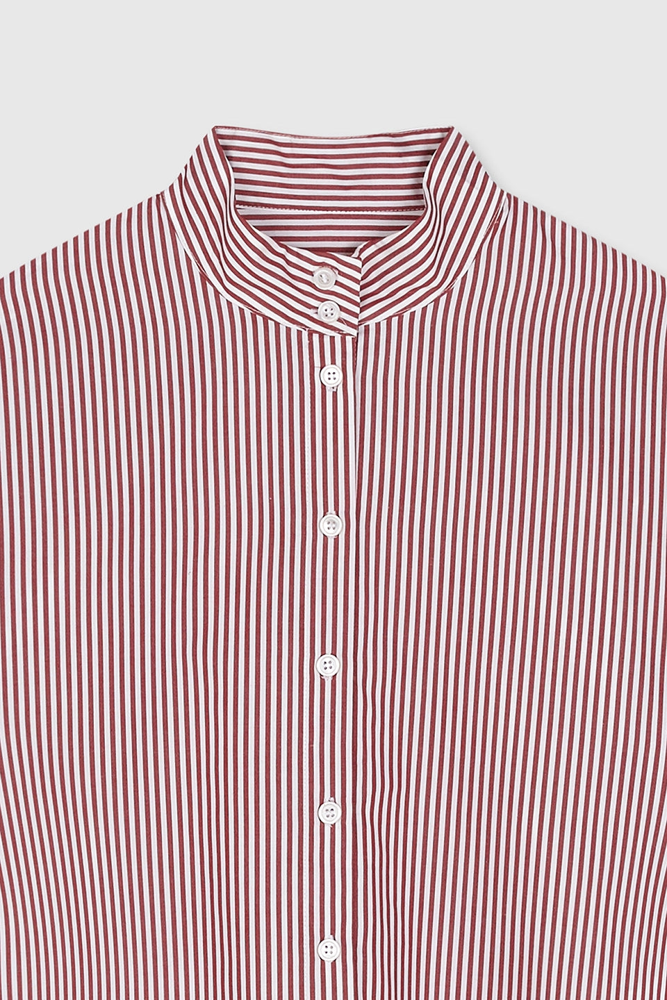 Camisa Dua Mujer White / Bordeaux