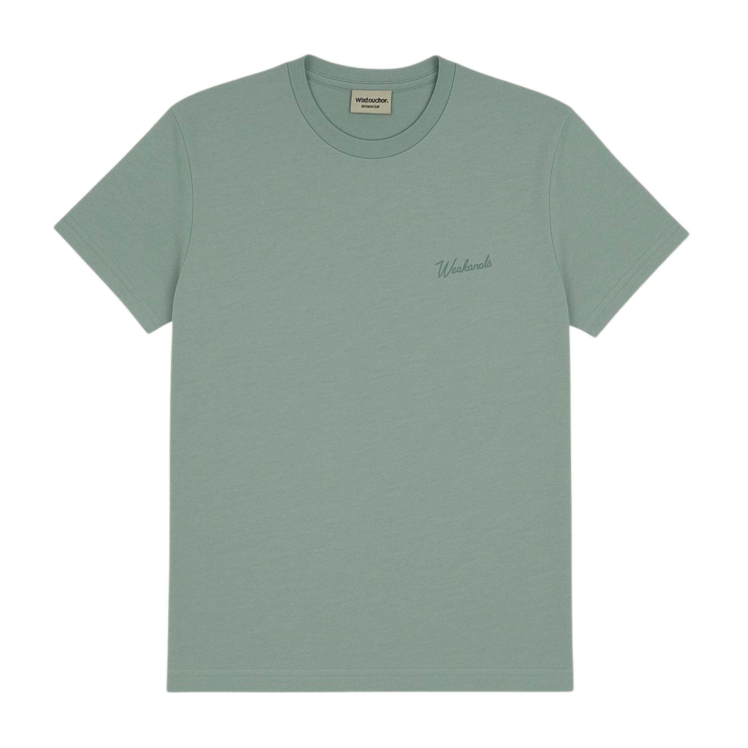 T-shirt Slub Uomo Chinois Green