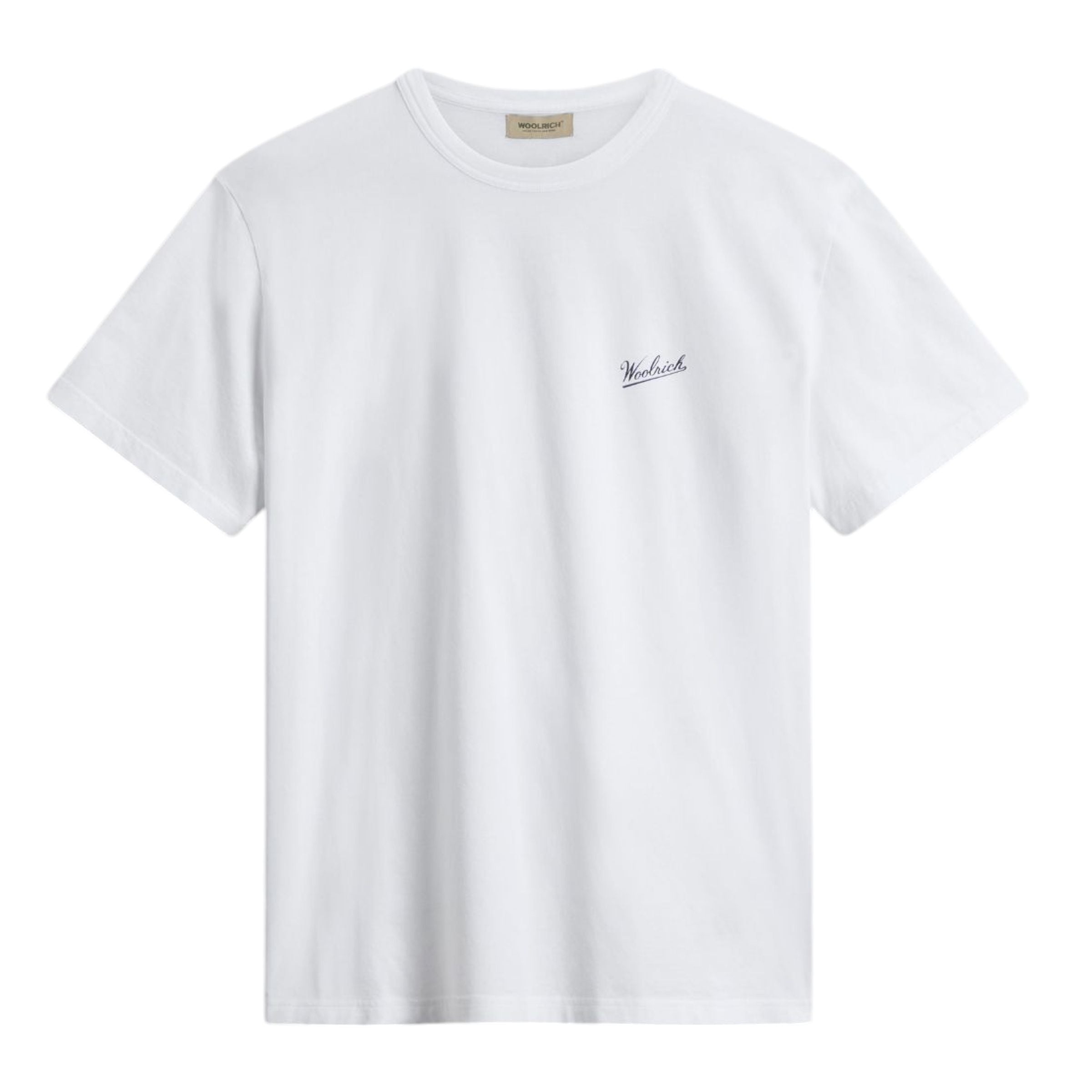 T-shirt Logo Cotton Uomo Bright White