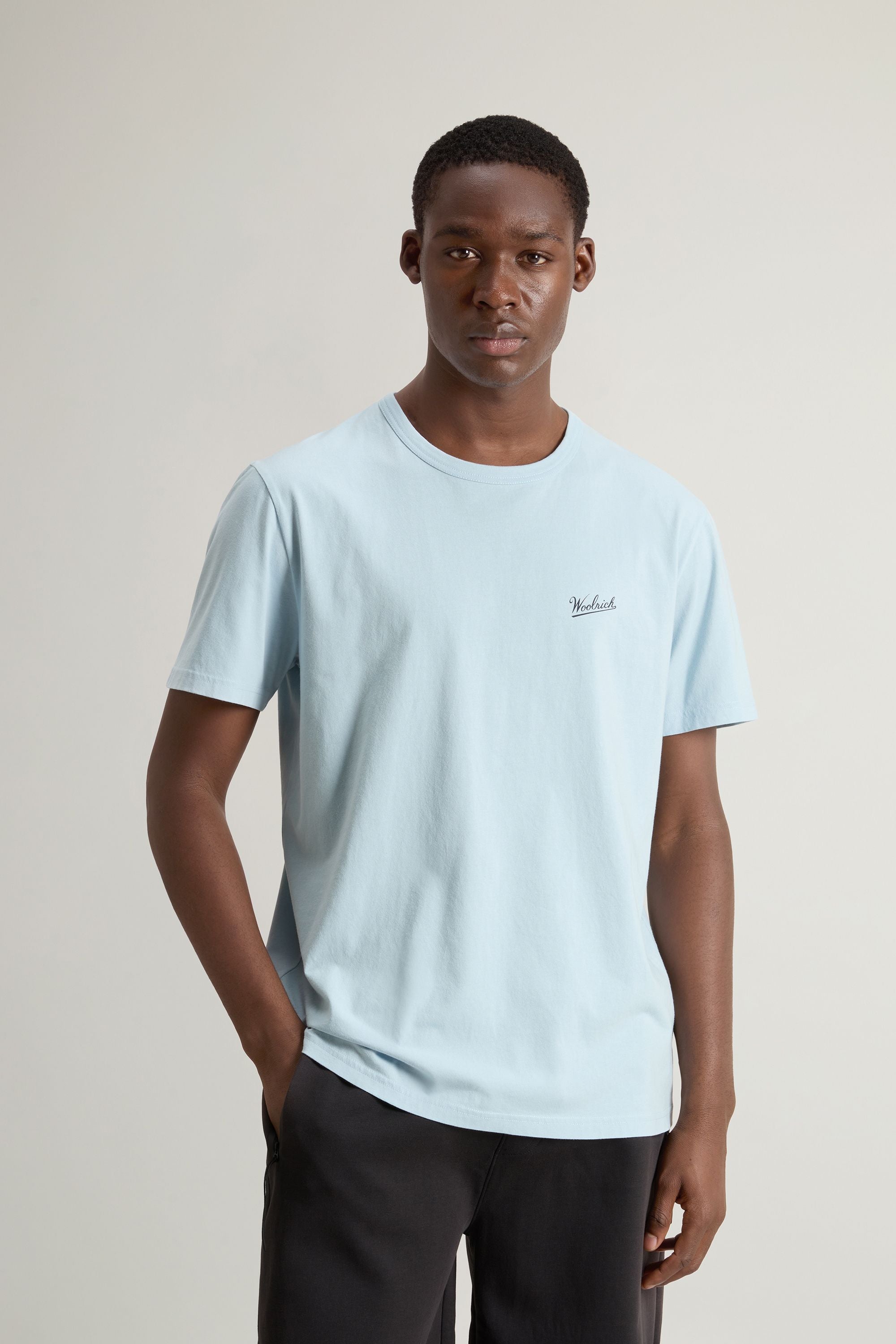 T-shirt Logo Cotton Uomo Flask