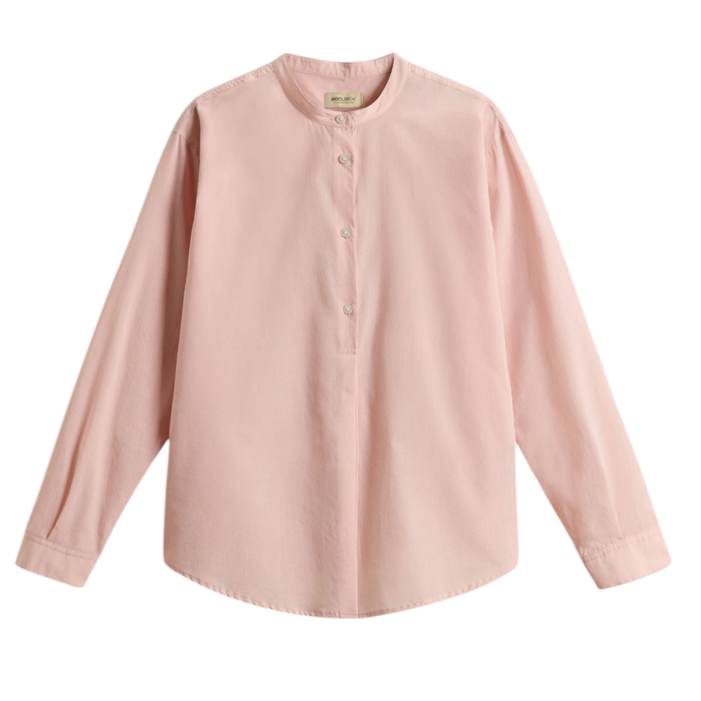 Camicia Relaxed Henley Donna Rose Smoke