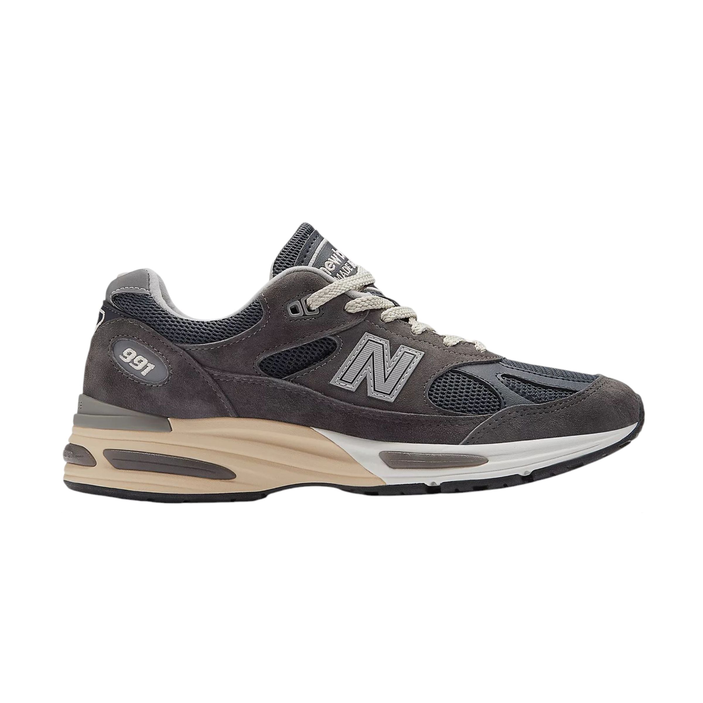 Scarpe 991v2 Dark Gull Gray/Midnight Navy/Navy Blazer