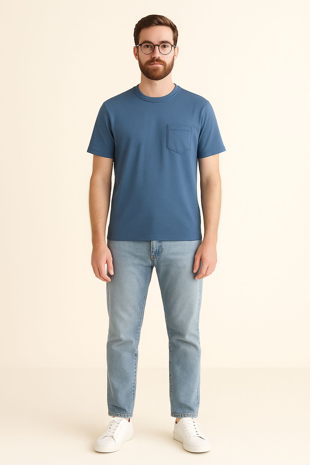 T-shirt Pocket Uomo Royal