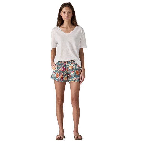 Pantaloncini Barely 2 1 2IN Donna Wrasse Wetland Blue - Vista posteriore
