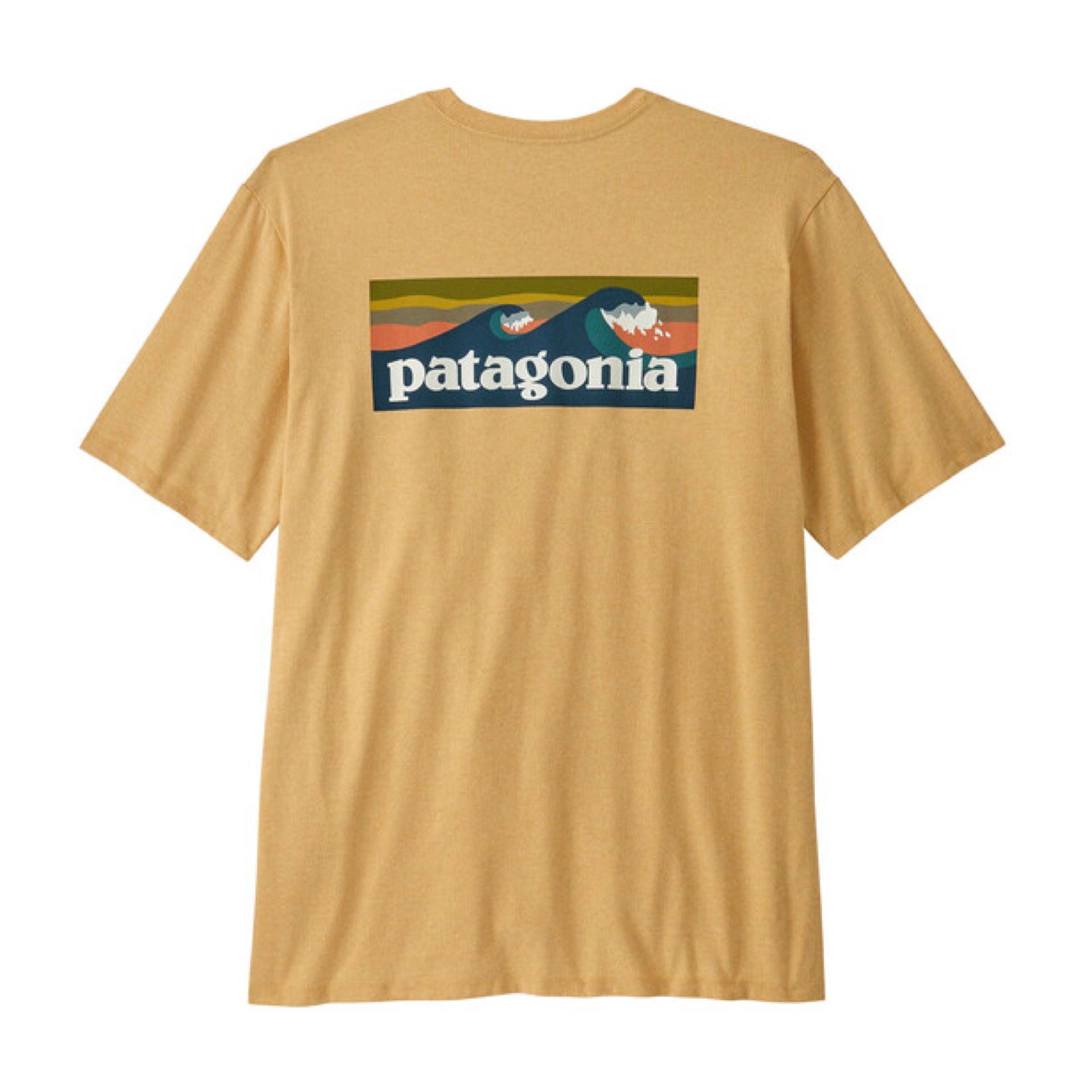 T-shirt Boardshort Logo Pocket Uomo Beeswax Tan