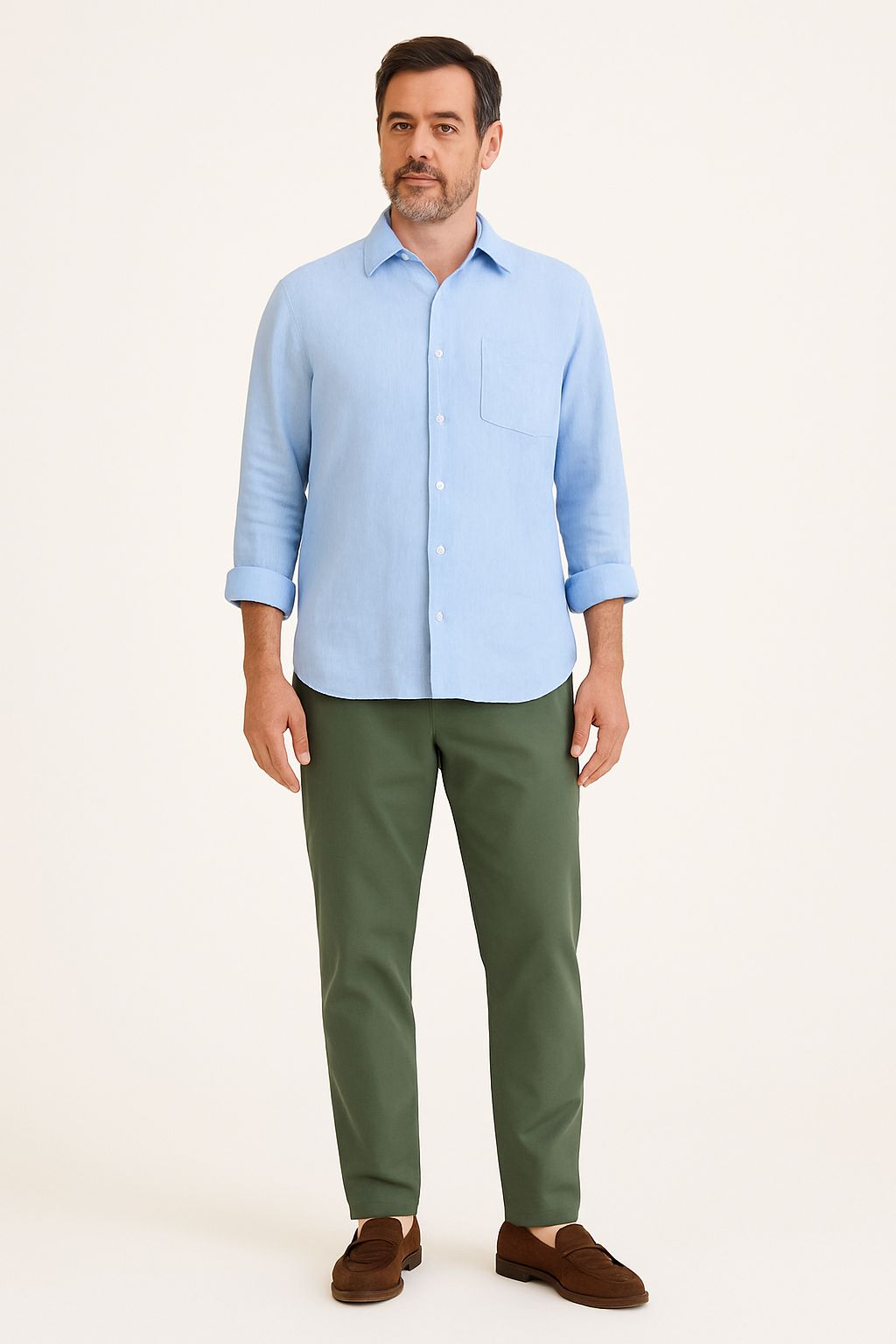 Men's Greg Lightweight Trousers Military 