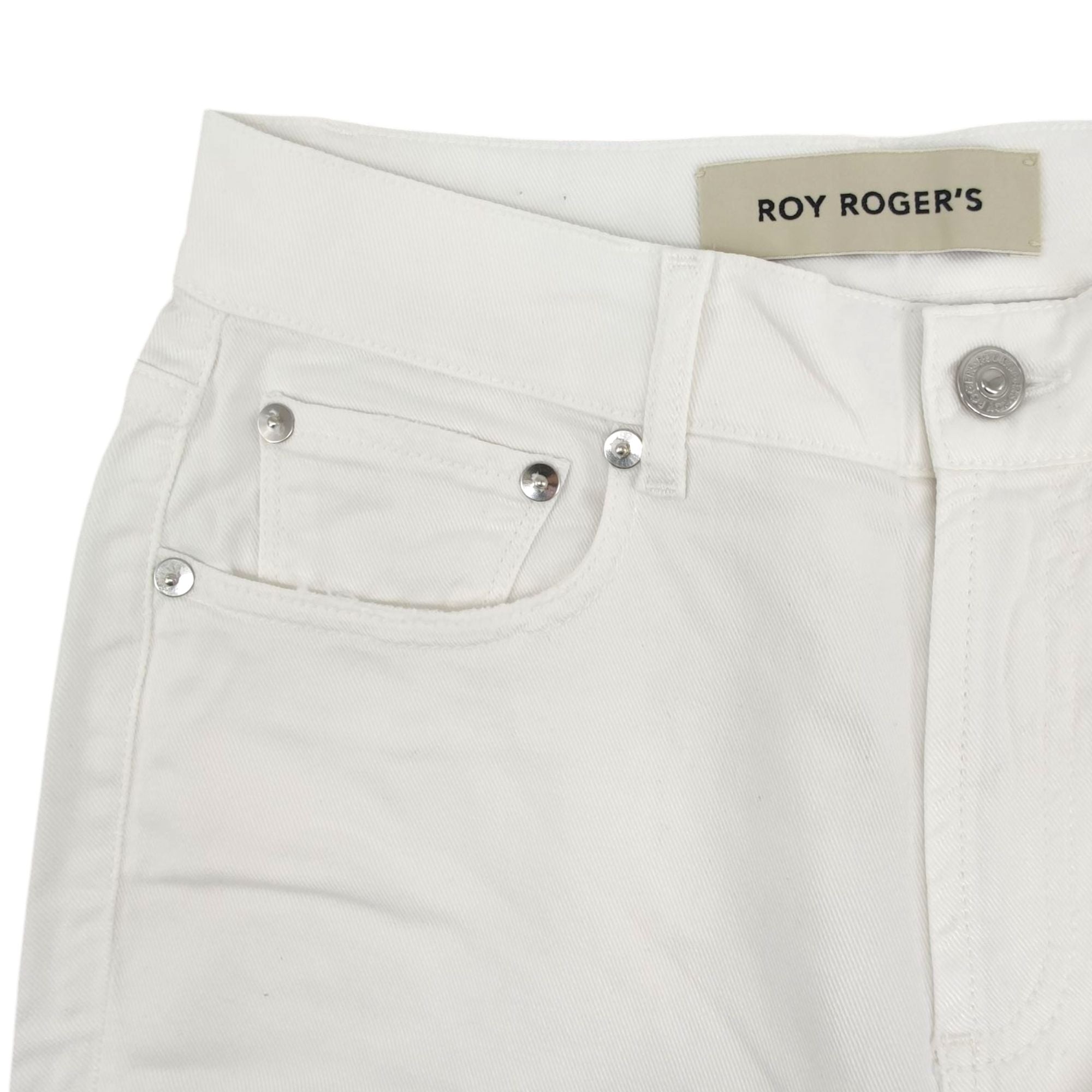 Pantaloni Zandra Hem Crow Donna Blanc De Blanc