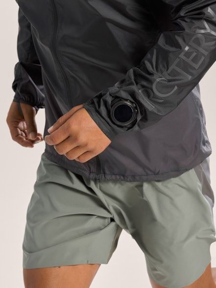 Giacca Norvan Windshell Hoody Uomo Black/Graphite