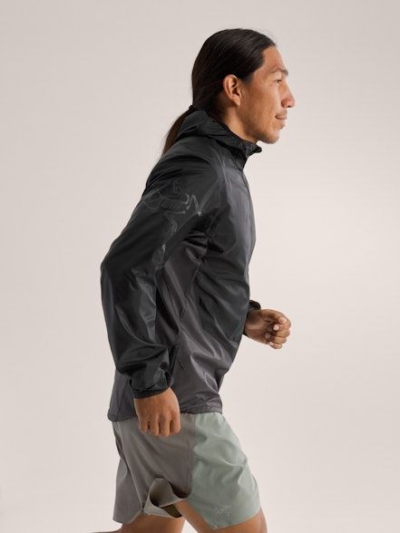 Giacca Norvan Windshell Hoody Uomo Black/Graphite