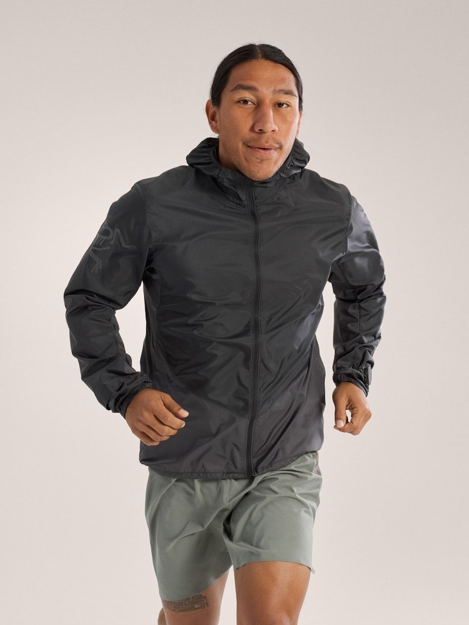 Giacca Norvan Windshell Hoody Uomo Black/Graphite