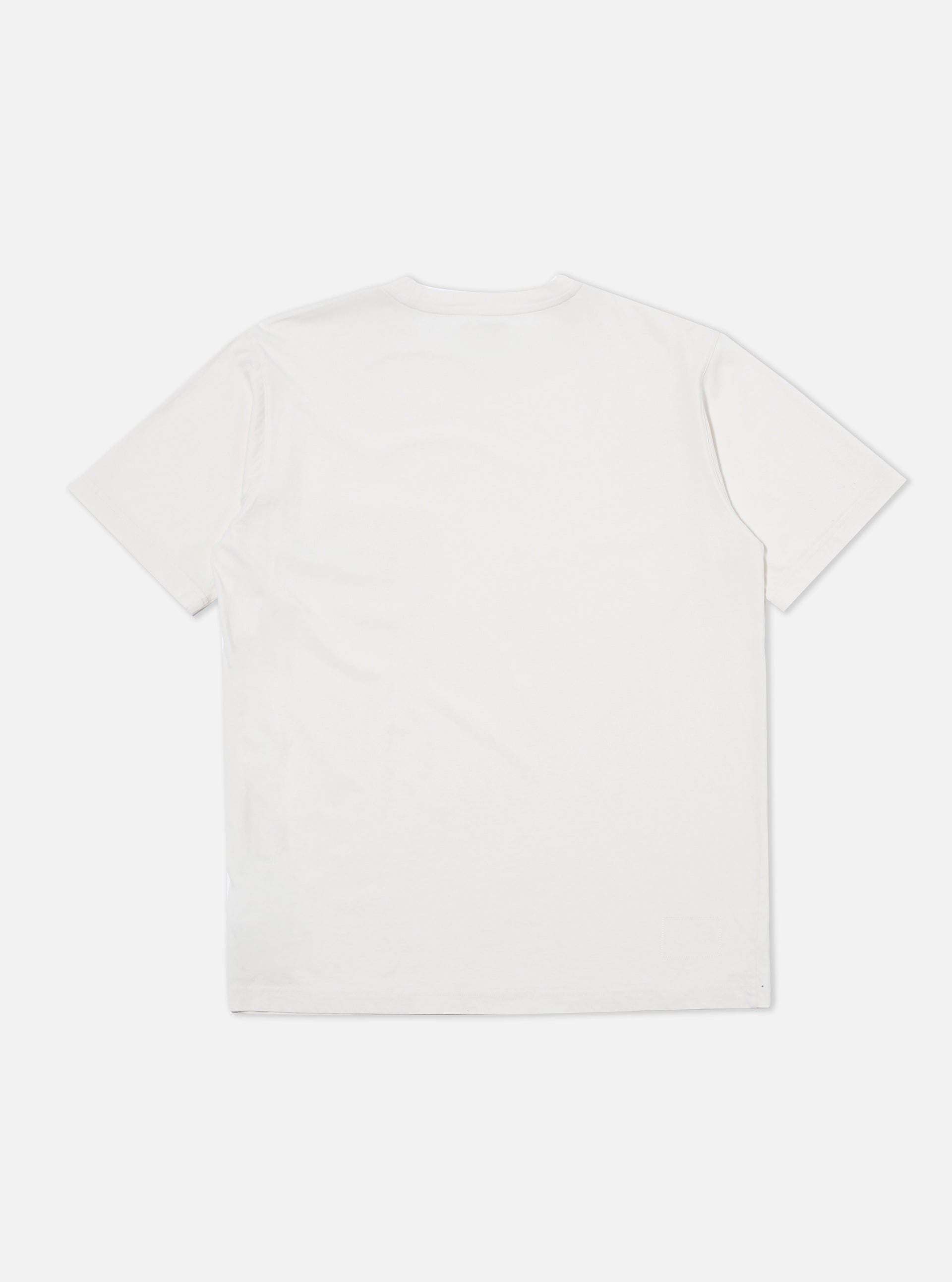 T-shirt Print Pocket Uomo Ecru