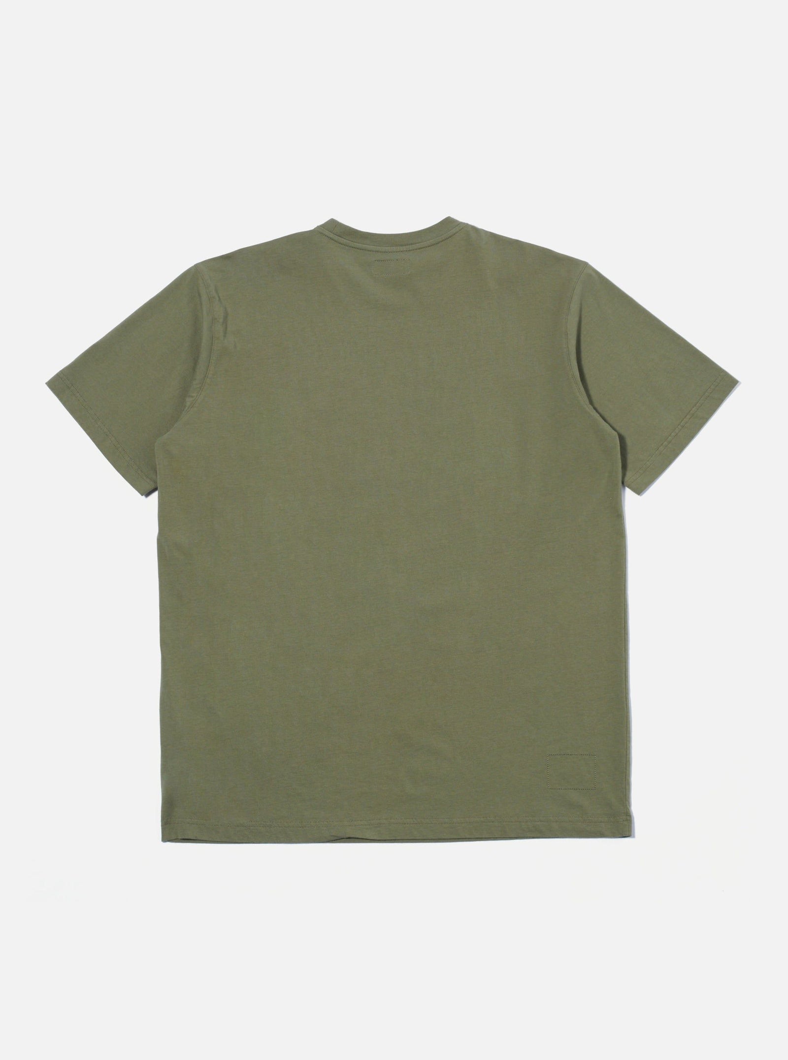 T-shirt Print Pocket Uomo Olive