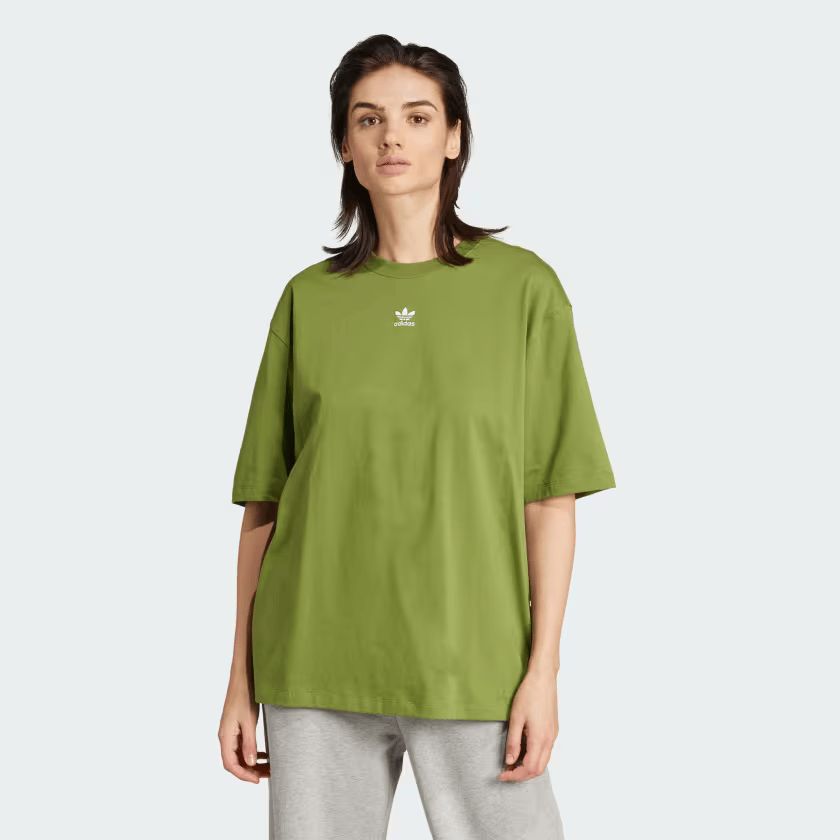 Camiseta Essentials Boyfriend Mujer Tech Olive