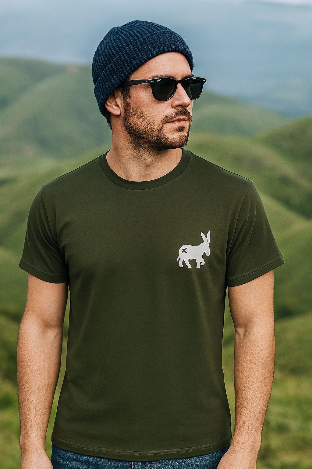 Mann Classic Logo T-shirt Military Green