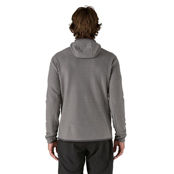 Men's R1 Air Full-Zip Hoody Sweater Forever Grey