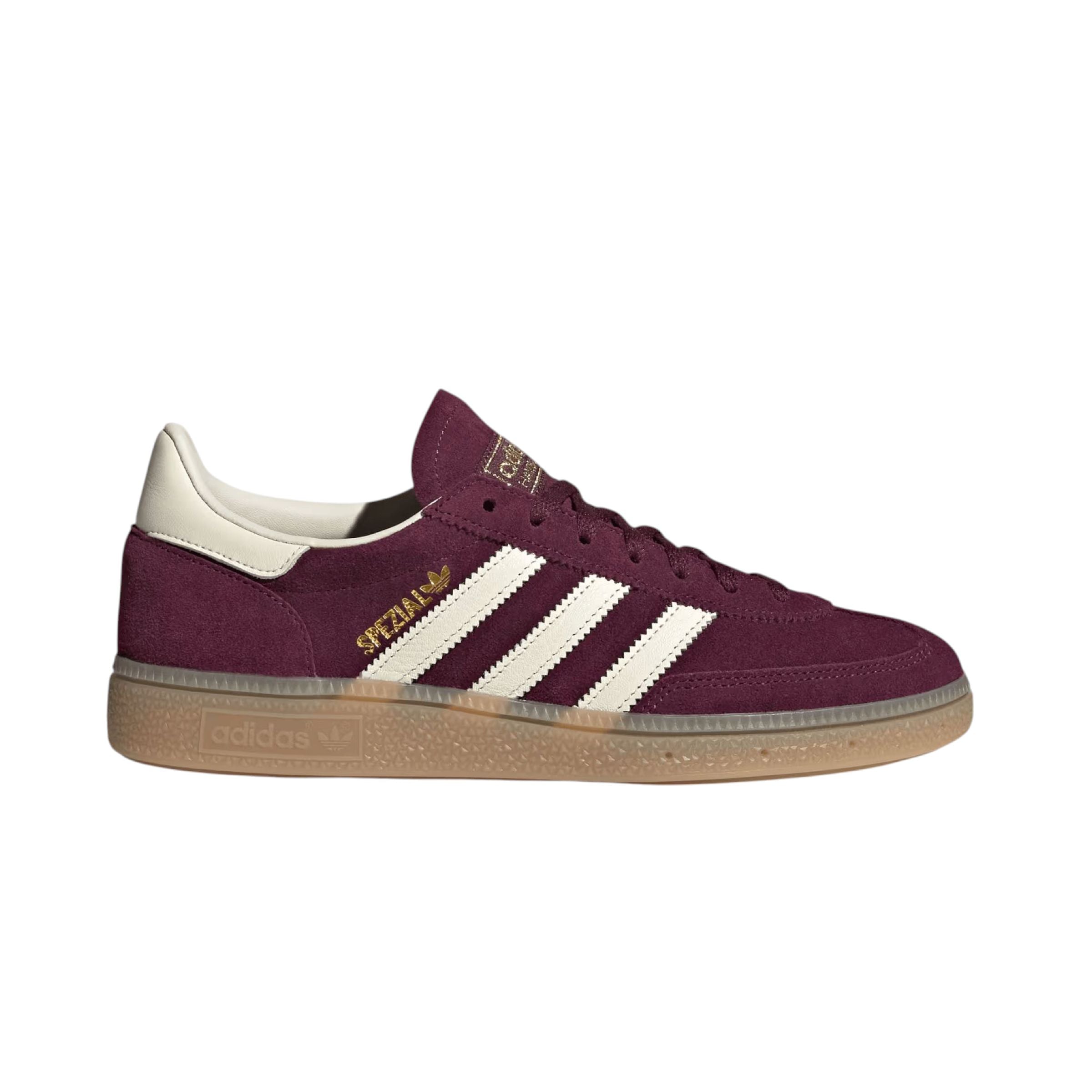 Women's Handball Spezial Shoes Maroon/Cream White/Gold Metallic