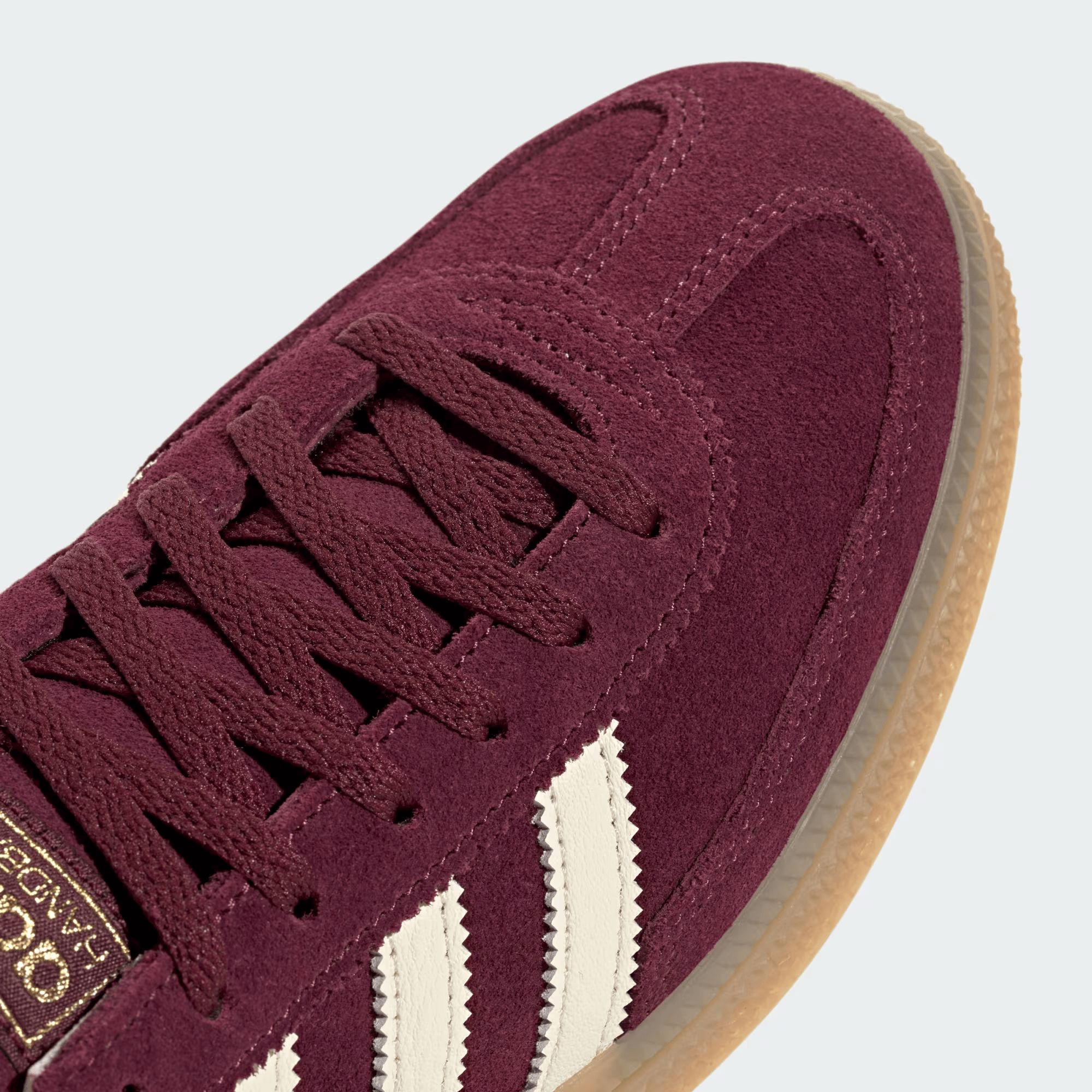 Zapatillas Handball Spezial Mujer Maroon/Cream White/Gold Metallic