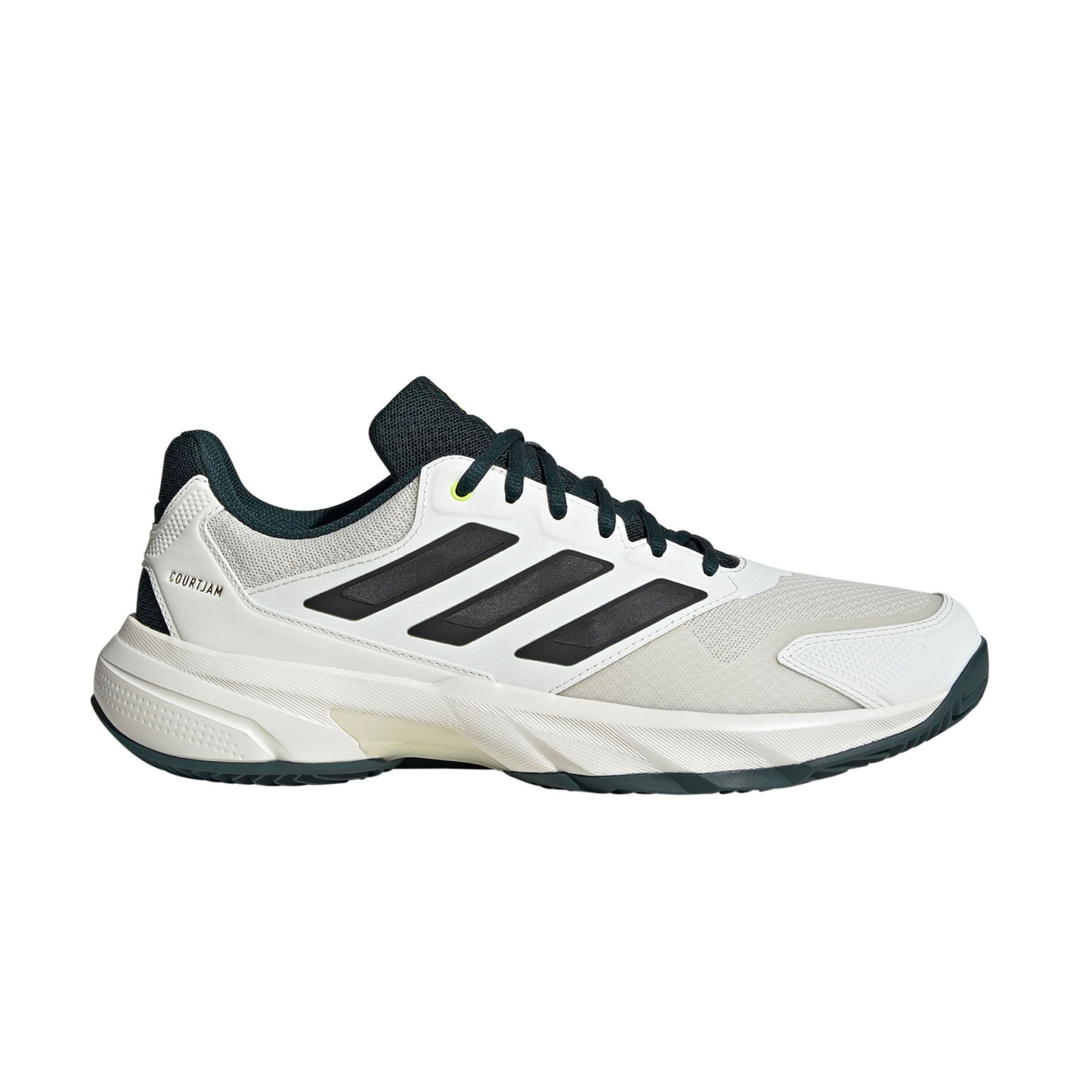 Men's CourtJam Control 3 Clay Tennis Shoes Off White/Core Black/Aurora Ivy