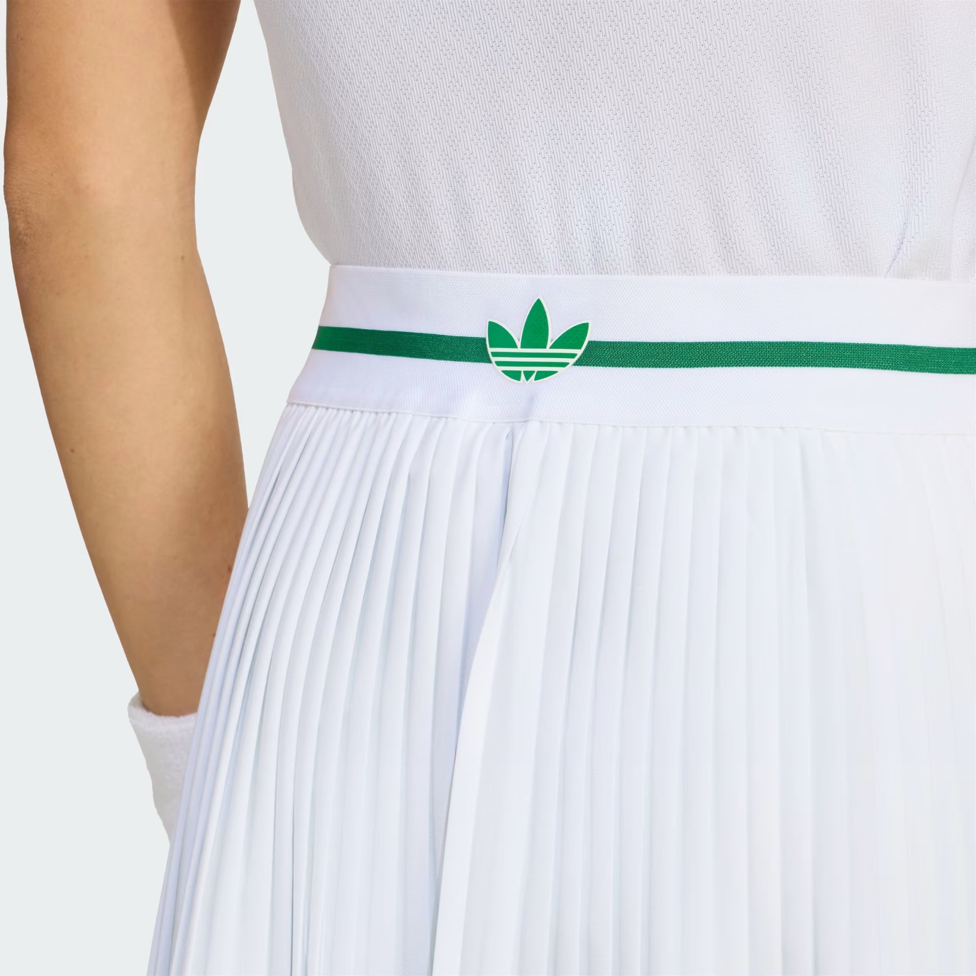 Falda Pro Climacool Pleated Mujer White