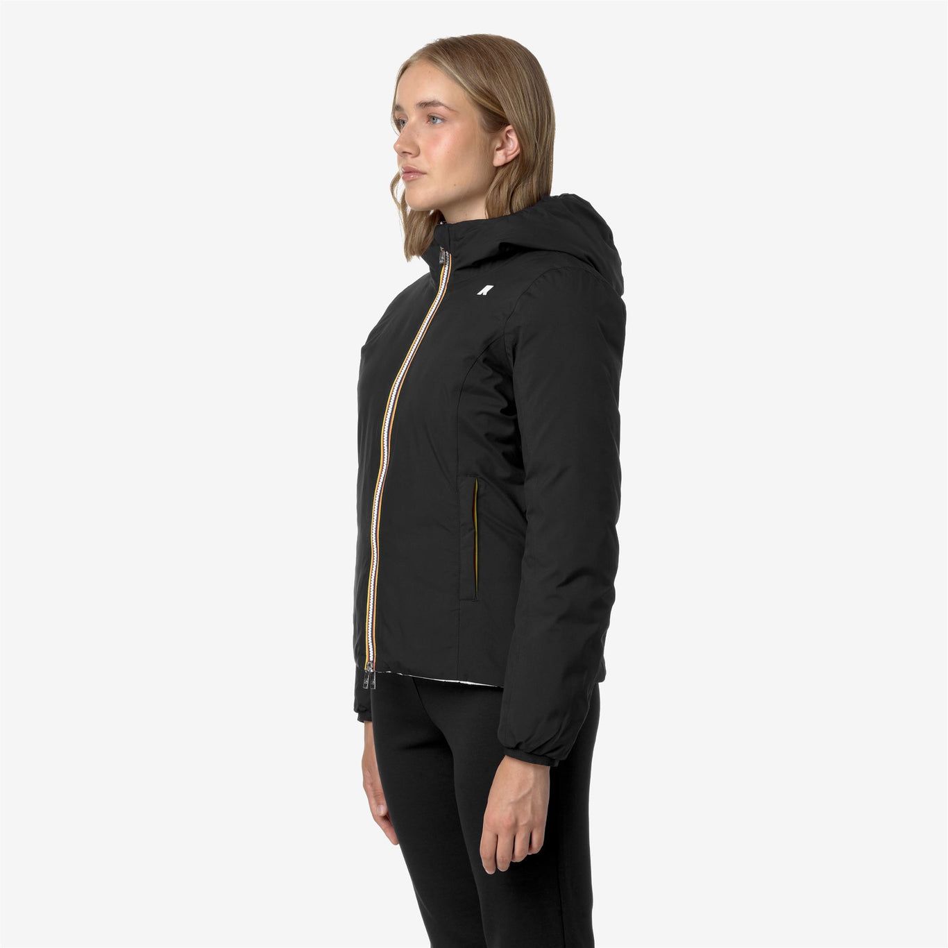 Giacca Lily Thermo Reversible Donna Black Pure/White Gardenia