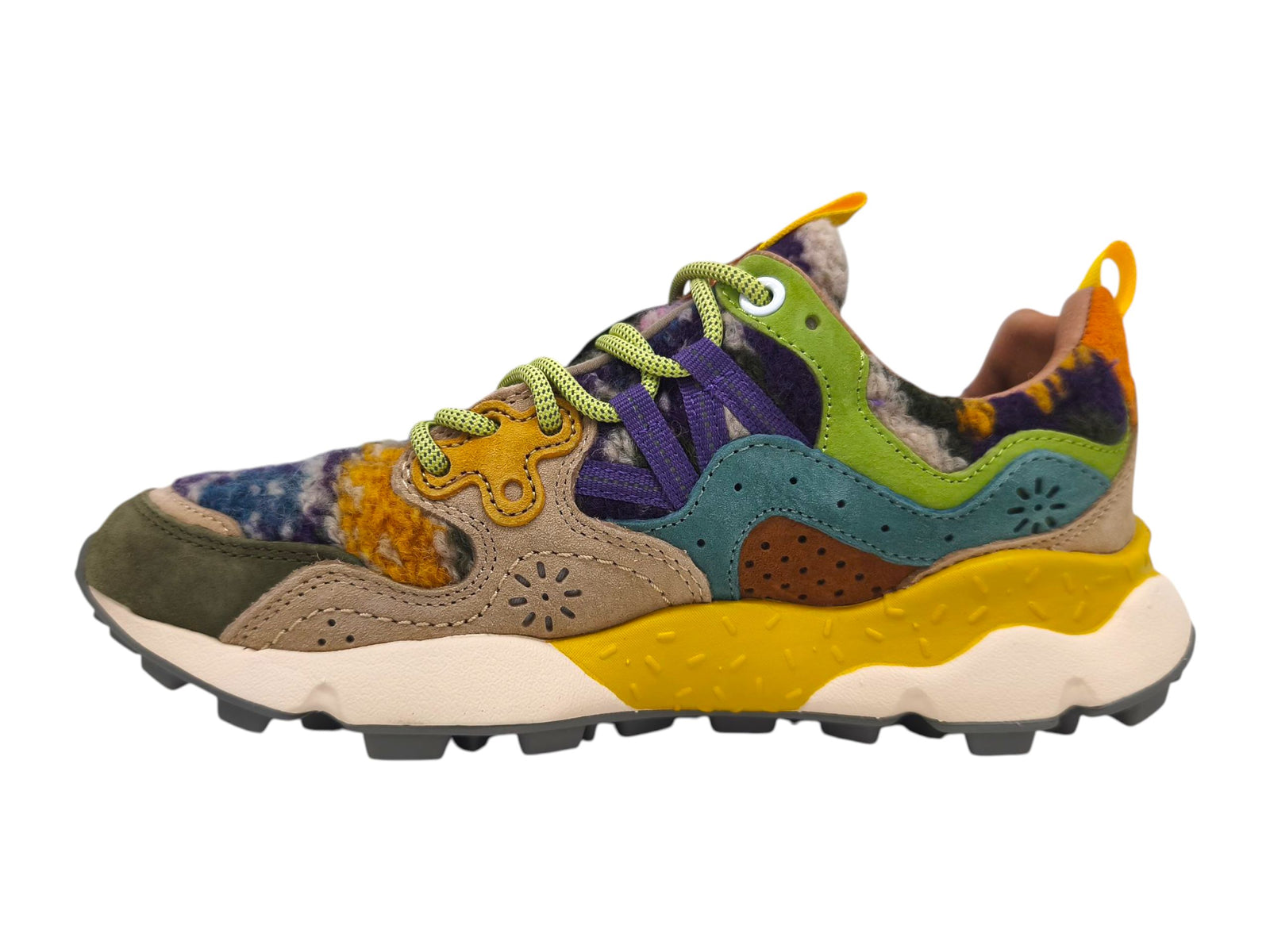 Zapatillas Yamano 3 Teddy Mujer Grey/Taupe/Dark Green