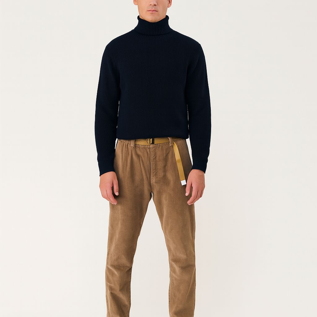 Pantaloni Greg Velluto Uomo Peanut