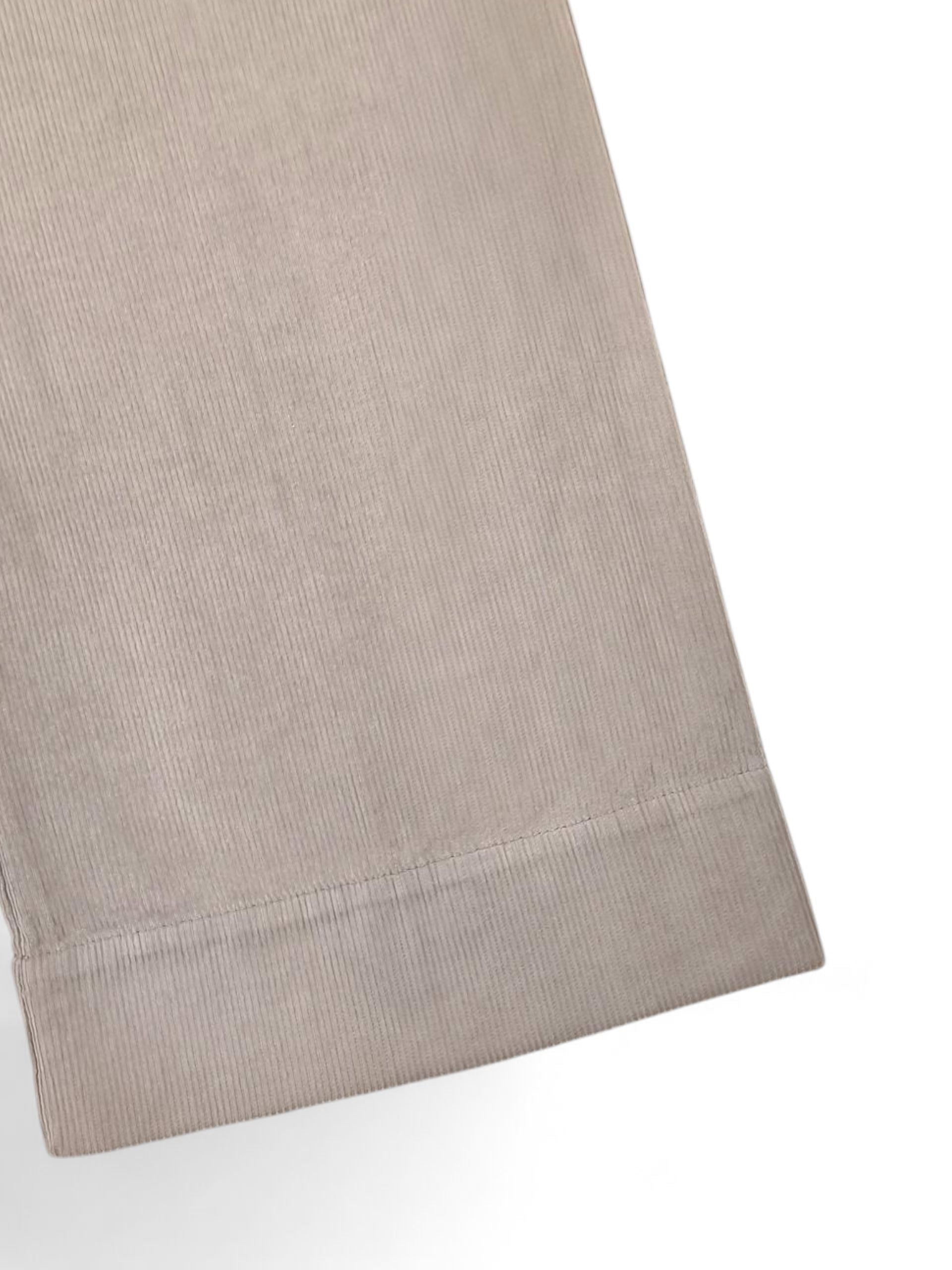 Pantaloni Needle Cord Donna Pearl Grey
