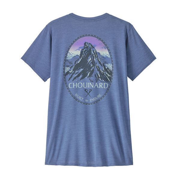 T-shirt Cap Cool Daily Graphic Donna Chouinard Crest/Current Blue