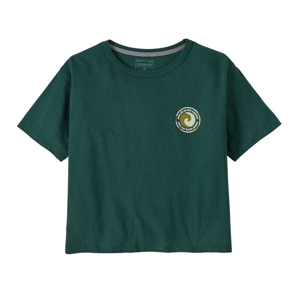 T-shirt Unity Fitz Easy Cut Responsabili Donna Cascade Green