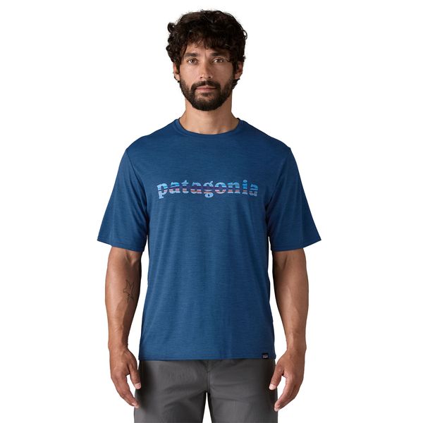 T-shirt Cap Cool Daily Graphic Uomo 73 Text Logo/Clement Blue