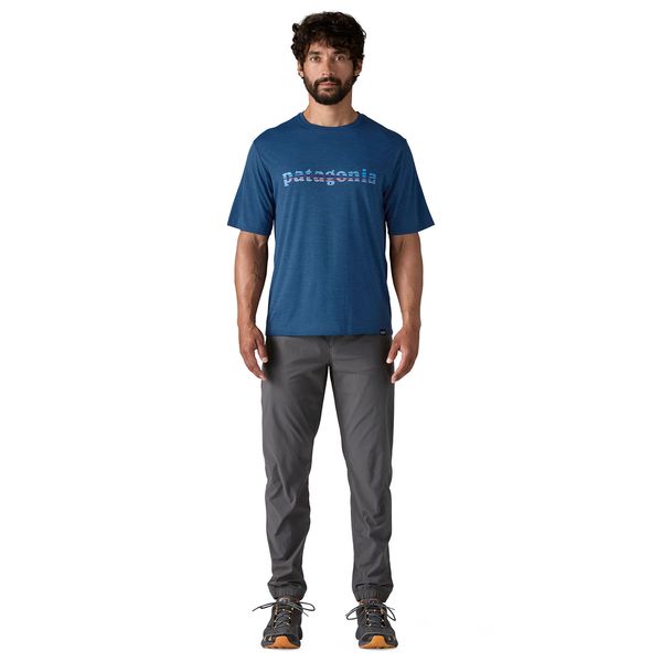 T-shirt Cap Cool Daily Graphic Uomo 73 Text Logo/Clement Blue