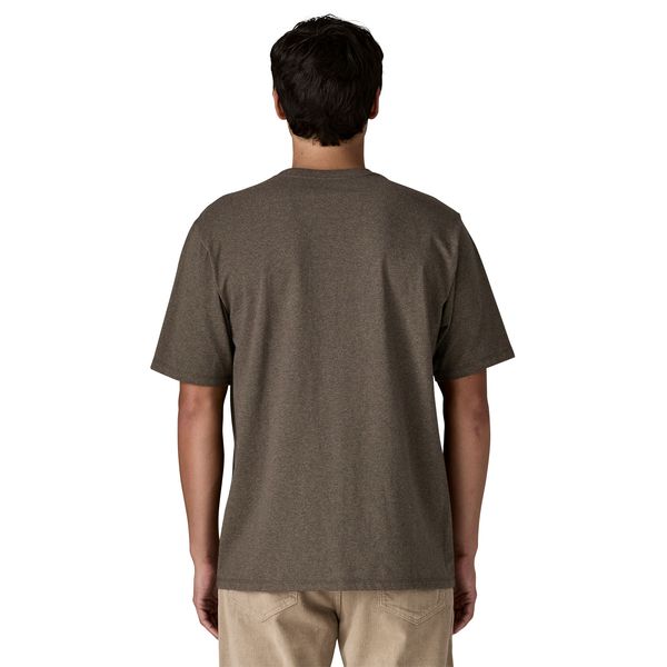 T-shirt Shop Sticker Pocket Responsibili Uomo Marlow Brown