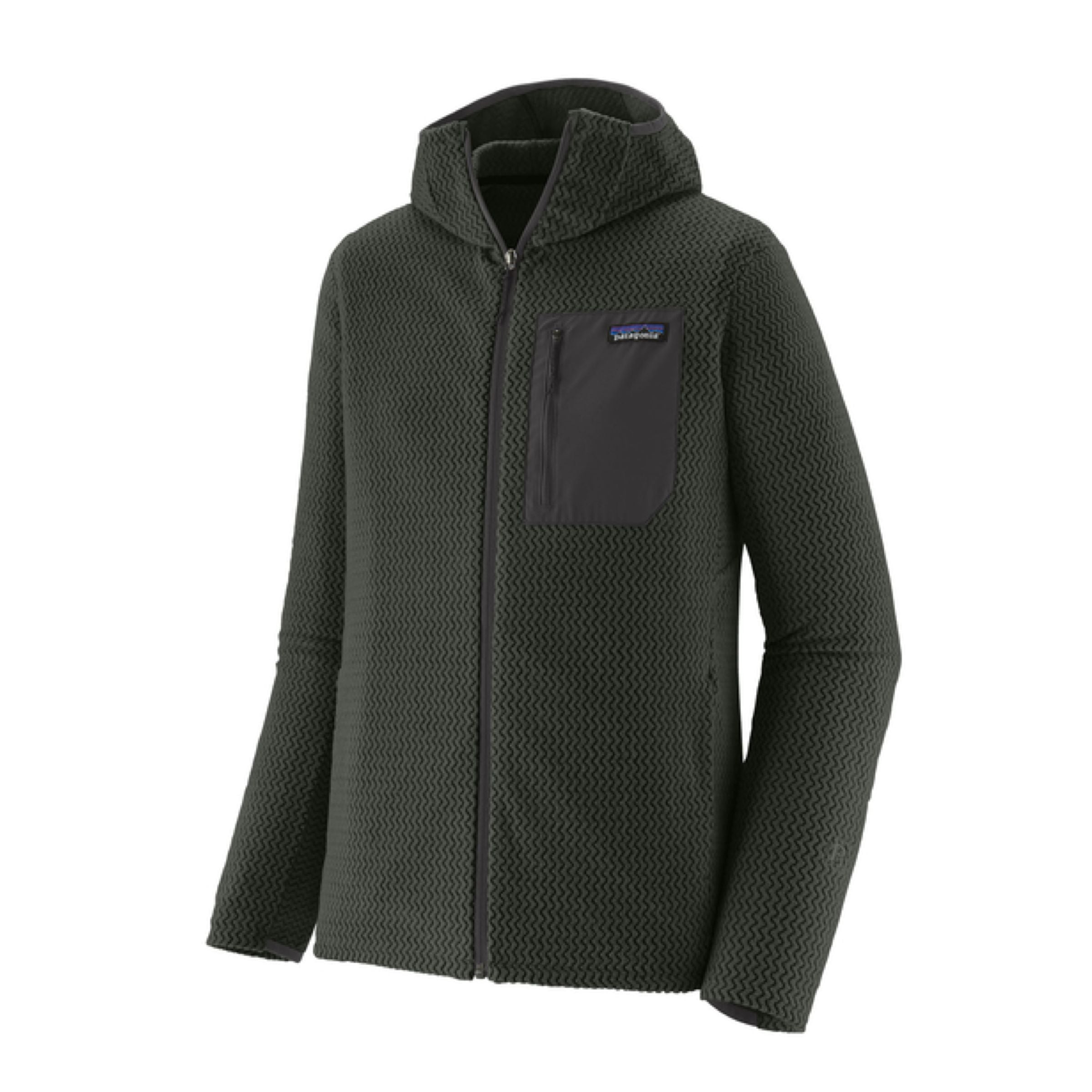 Maglia R1 Air Full-Zip Hoody Uomo Old Growth Green