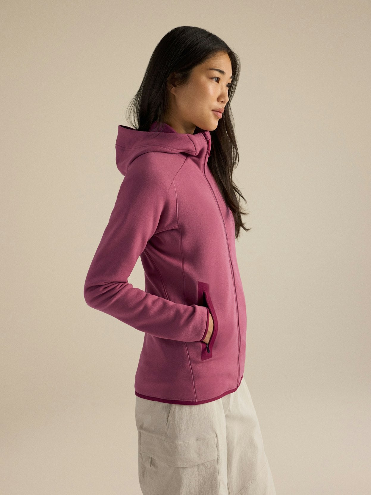 Maglia Kyanite Hoody Donna LIght Renegade/Renegade