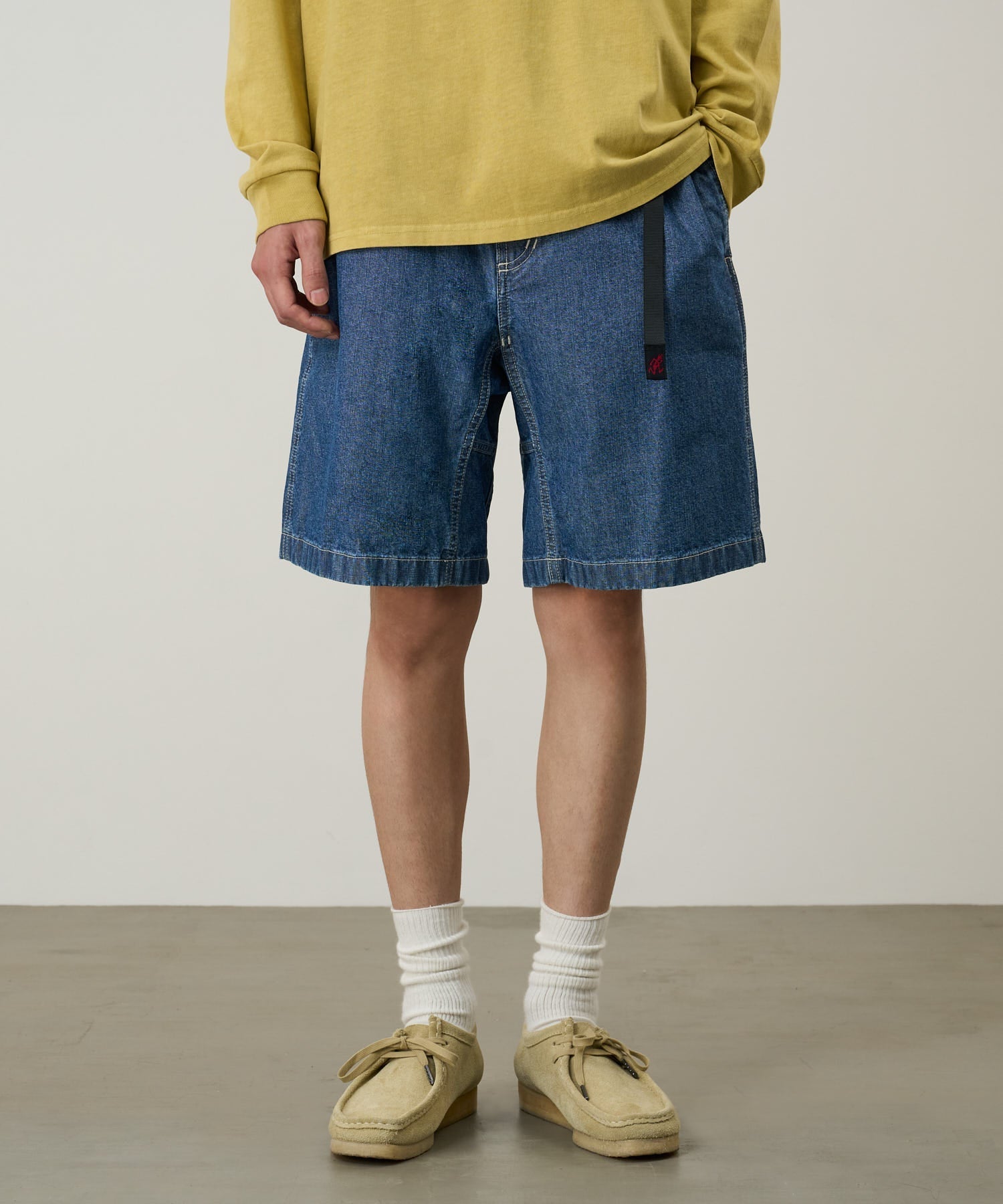 Shorts Japanese Chambray Homme Blue