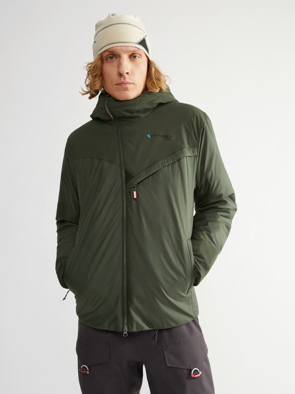 Chaqueta Urd Hood Hombre Rosin Green