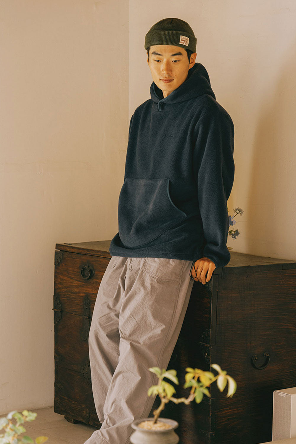 Maglia Sunrise Fleece Hoodie Navy