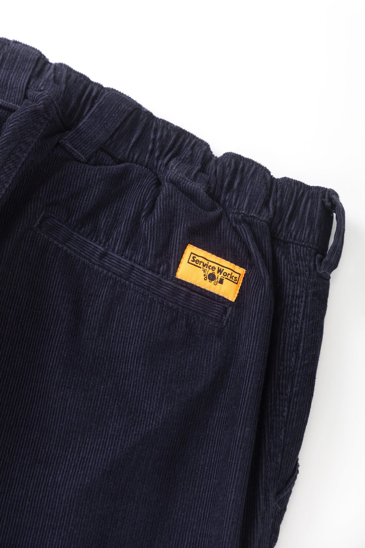 Mann Fine Cord Waiter Hose Dark Navy