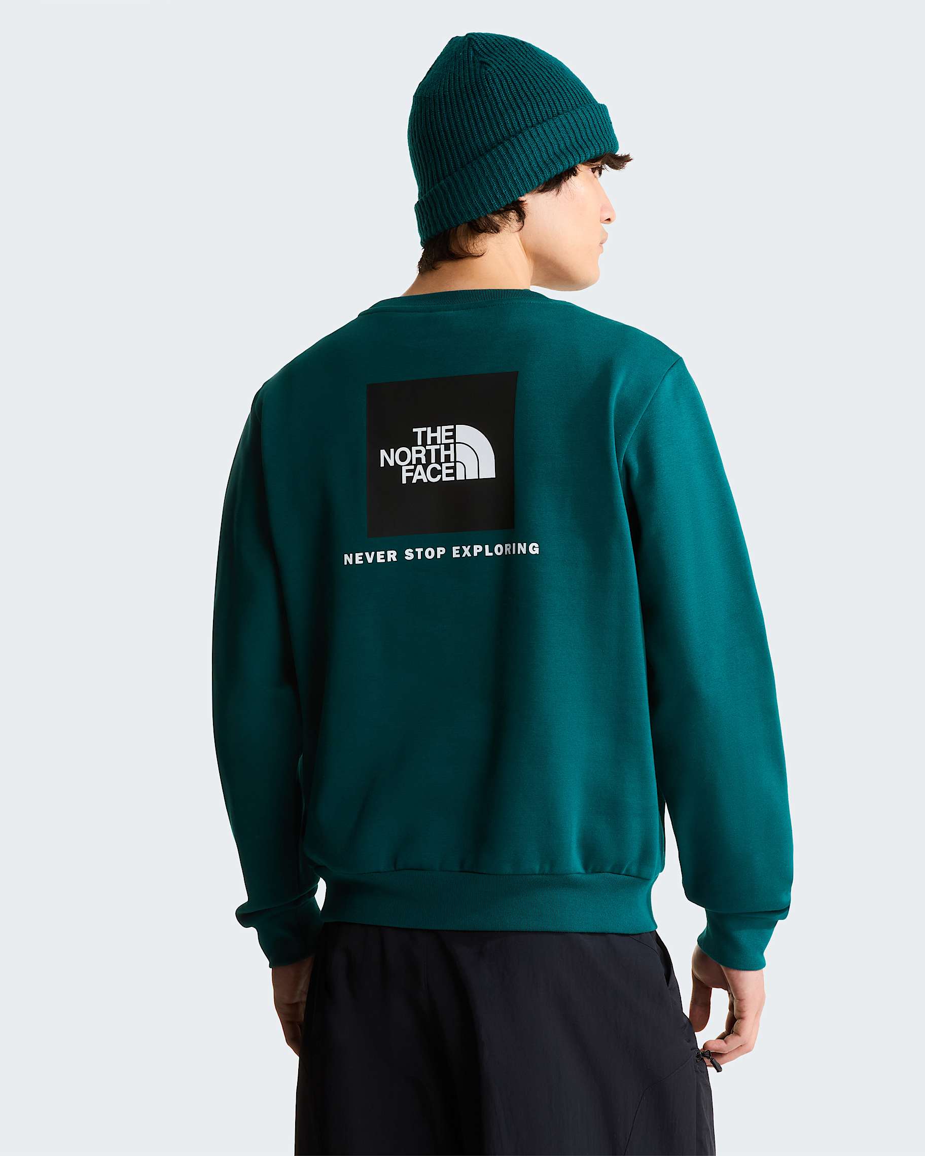 Mann Evolution Box Regular Sweatshirt Pacific Teal