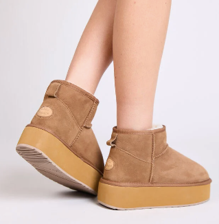 Frau Stinger Micro Flatform 2.0 Stiefel Chestnut